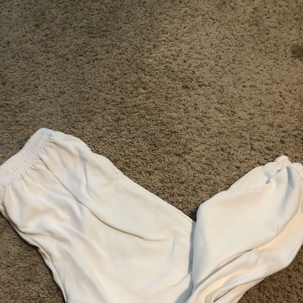 Brand new white sweats